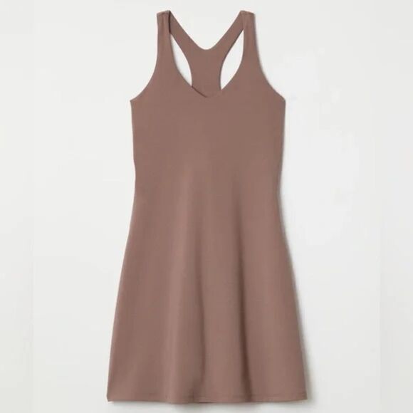 girlfriend collective Dresses & Skirts - Girlfriend Collective Lola V-Neck Dress Fog 5X